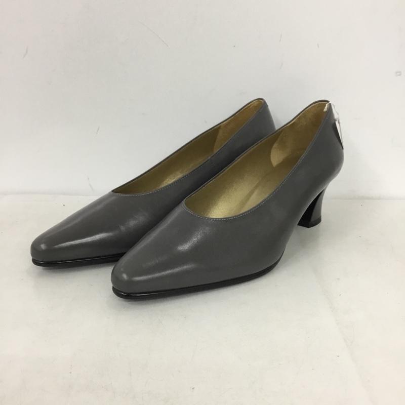 イヴサンローラン Yves Saint Laurent パンプス パンプス ヒール 35.5 無地 灰 / グレー / gray レディース USED 古着 中古 10159059
