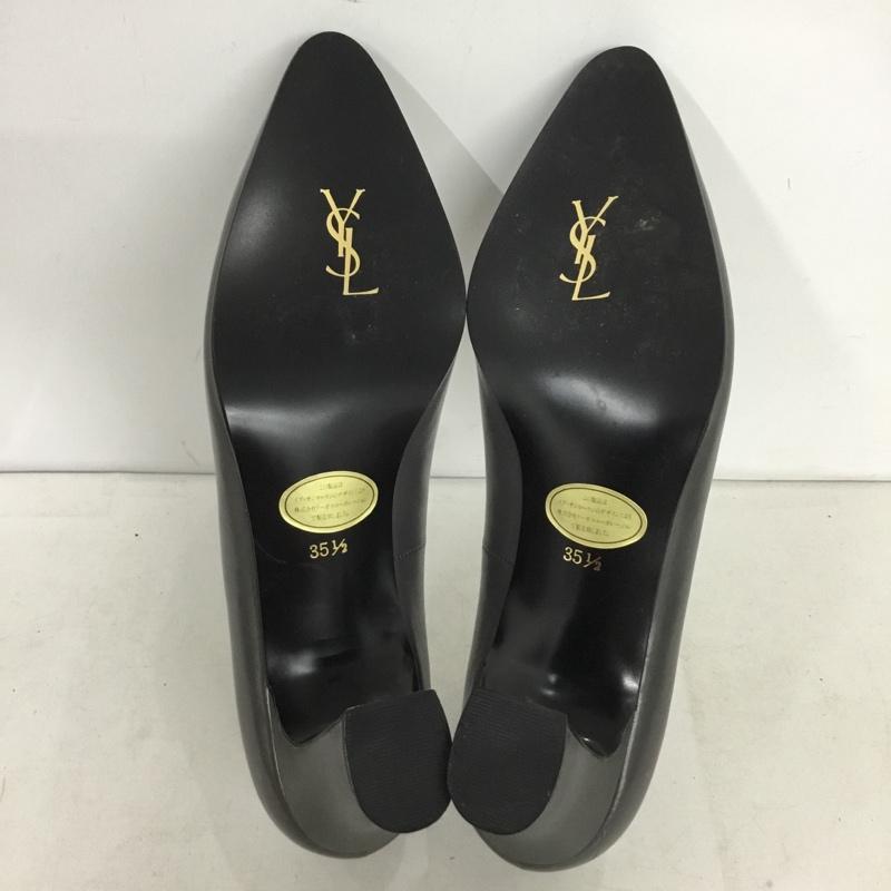 イヴサンローラン Yves Saint Laurent パンプス パンプス ヒール 35.5 無地 灰 / グレー / gray レディース USED 古着 中古 10159059