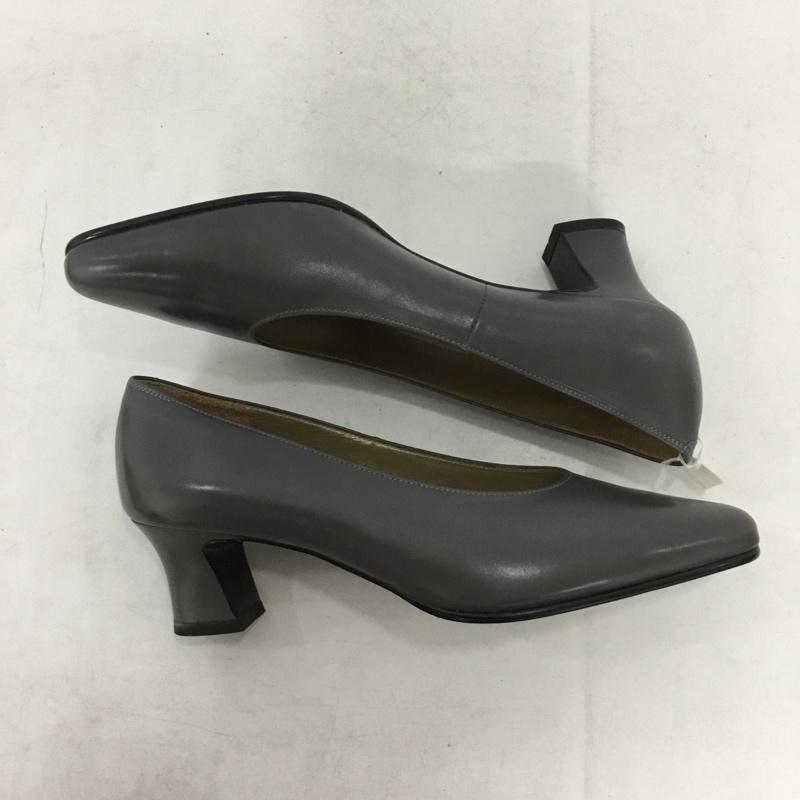 イヴサンローラン Yves Saint Laurent パンプス パンプス ヒール 35.5 無地 灰 / グレー / gray レディース USED 古着 中古 10159059
