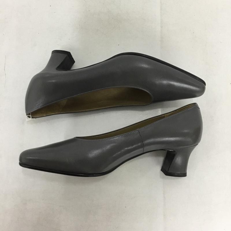 イヴサンローラン Yves Saint Laurent パンプス パンプス ヒール 35.5 無地 灰 / グレー / gray レディース USED 古着 中古 10159059