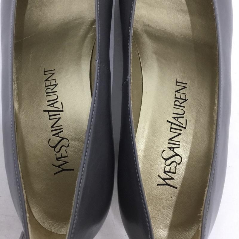 イヴサンローラン Yves Saint Laurent パンプス パンプス ヒール 35.5 無地 灰 / グレー / gray レディース USED 古着 中古 10159059