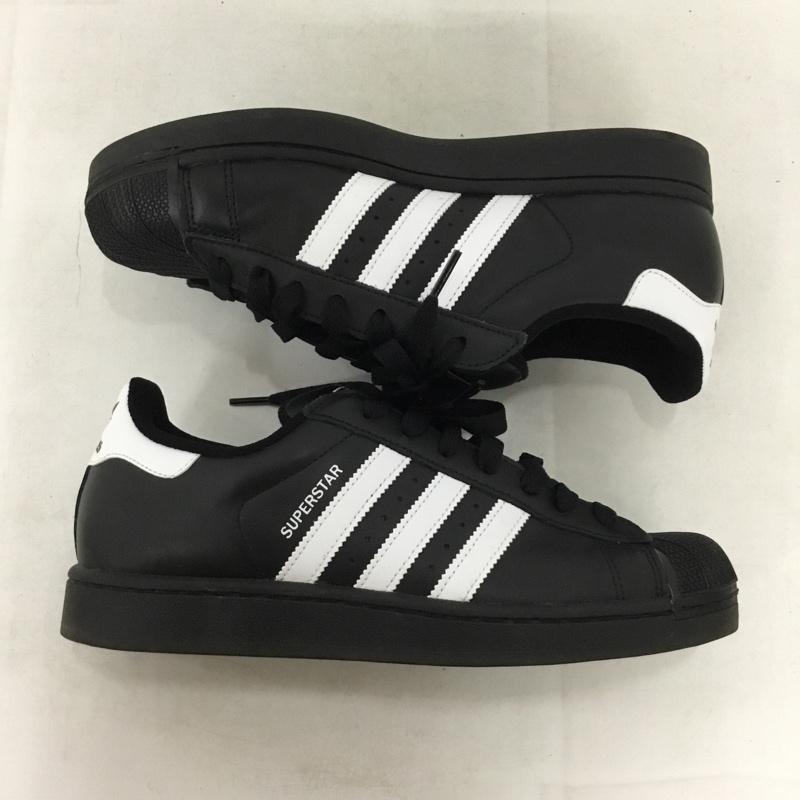 アディダス adidas スニーカー スニーカー JI0079 Superstar2 27cm 箱有 27.0cm ロゴ、文字 黒 / ブラック / black X 白 / ホワイト / white メンズ USED 古着 中古 10159061