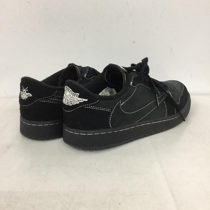 ナイキ NIKE スニーカー スニーカー DM7866-001 AIR JORDAN 1 LOW OG SP TRAVIS SCOTT バンダナ付属 27cm 箱有 27.0cm ロゴ、文字 黒 / ブラック / black メンズ USED 古着 中古 10159062