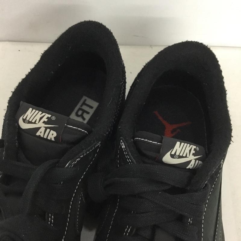 ナイキ NIKE スニーカー スニーカー DM7866-001 AIR JORDAN 1 LOW OG SP TRAVIS SCOTT バンダナ付属 27cm 箱有 27.0cm ロゴ、文字 黒 / ブラック / black メンズ USED 古着 中古 10159062