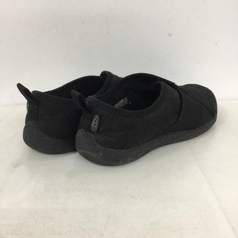 キーン KEEN スリッポン スリッポン 1025535 ハウザー ラップ HOWSER WRAP 25cm 25.0cm ロゴ、文字 黒 / ブラック / black レディース USED 古着 中古 10159064