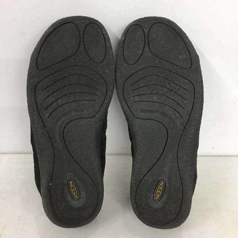 キーン KEEN スリッポン スリッポン 1025535 ハウザー ラップ HOWSER WRAP 25cm 25.0cm ロゴ、文字 黒 / ブラック / black レディース USED 古着 中古 10159064