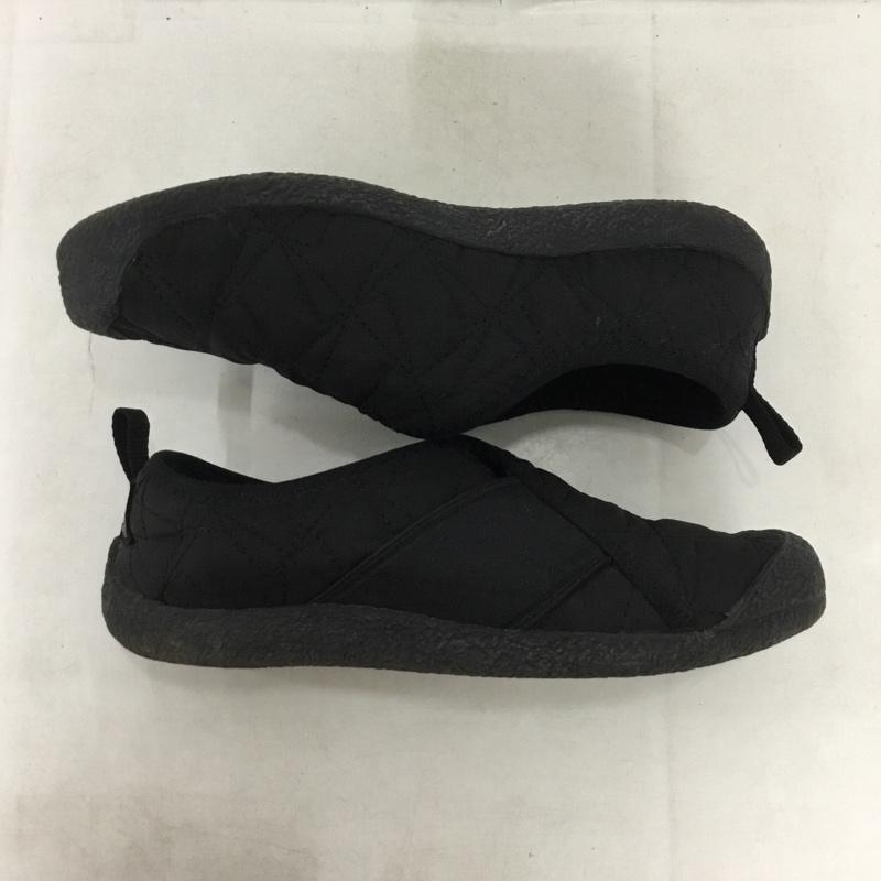 キーン KEEN スリッポン スリッポン 1025535 ハウザー ラップ HOWSER WRAP 25cm 25.0cm ロゴ、文字 黒 / ブラック / black レディース USED 古着 中古 10159064