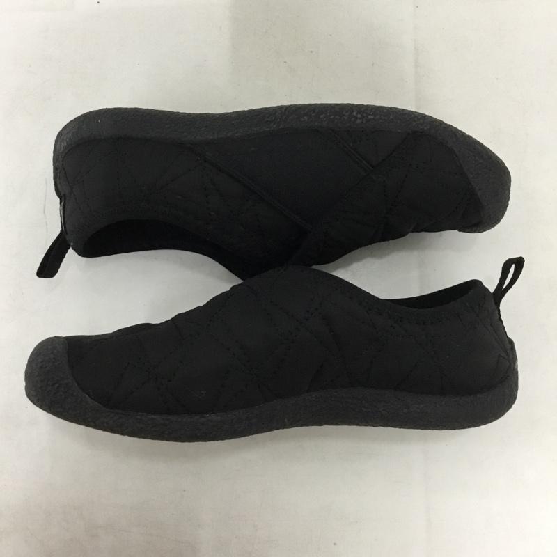 キーン KEEN スリッポン スリッポン 1025535 ハウザー ラップ HOWSER WRAP 25cm 25.0cm ロゴ、文字 黒 / ブラック / black レディース USED 古着 中古 10159064