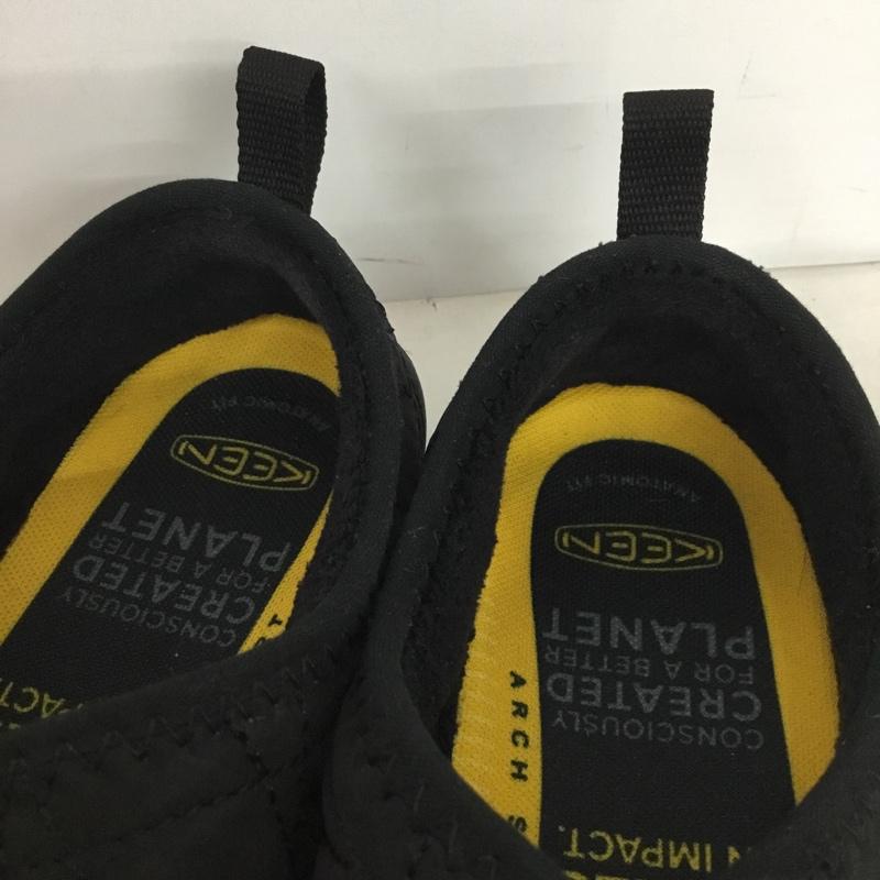 キーン KEEN スリッポン スリッポン 1025535 ハウザー ラップ HOWSER WRAP 25cm 25.0cm ロゴ、文字 黒 / ブラック / black レディース USED 古着 中古 10159064