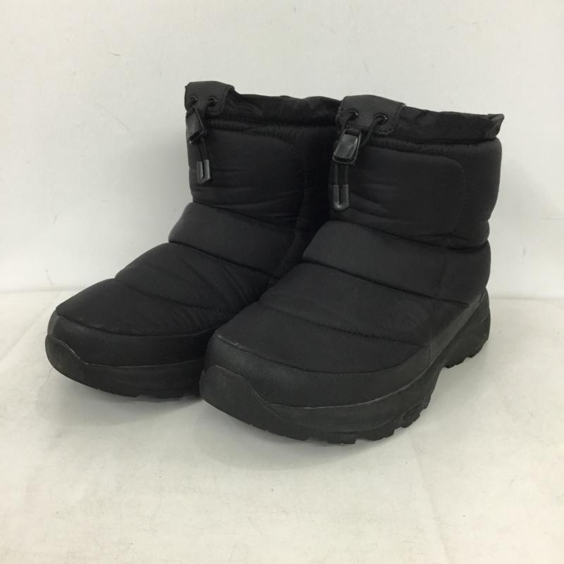 ザノースフェイス THE NORTH FACE ブーツ ショートブーツ NF51874 NUPTSE BOOTIE WP VI SHORT ヌプシ 防寒ブーツ 26cm 26.0cm ロゴ、文字 黒 / ブラック / black メンズ USED 古着 中古 10159066