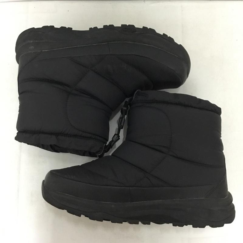 ザノースフェイス THE NORTH FACE ブーツ ショートブーツ NF51874 NUPTSE BOOTIE WP VI SHORT ヌプシ 防寒ブーツ 26cm 26.0cm ロゴ、文字 黒 / ブラック / black メンズ USED 古着 中古 10159066