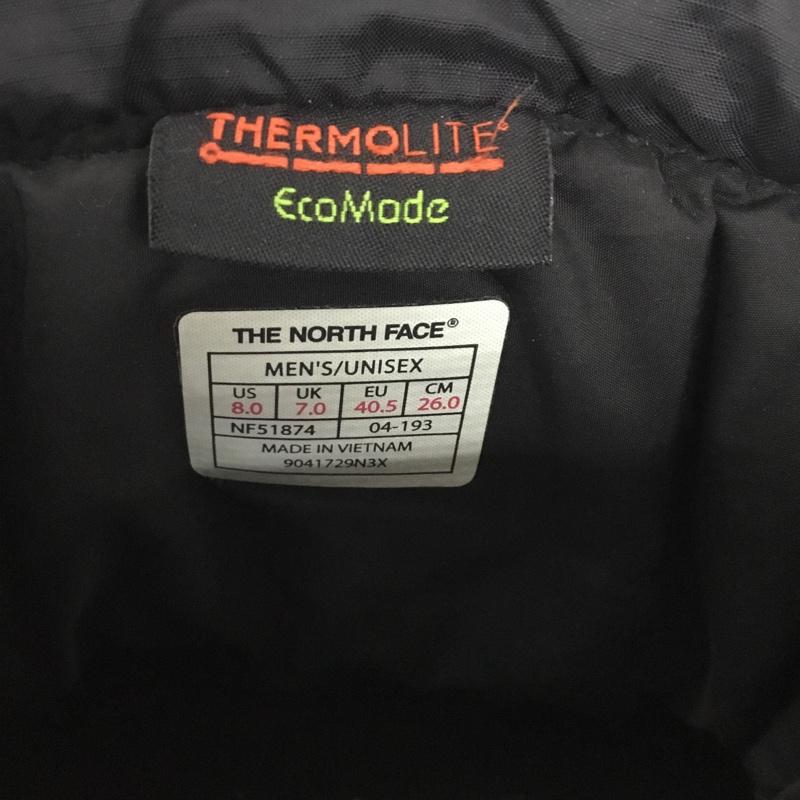 ザノースフェイス THE NORTH FACE ブーツ ショートブーツ NF51874 NUPTSE BOOTIE WP VI SHORT ヌプシ 防寒ブーツ 26cm 26.0cm ロゴ、文字 黒 / ブラック / black メンズ USED 古着 中古 10159066