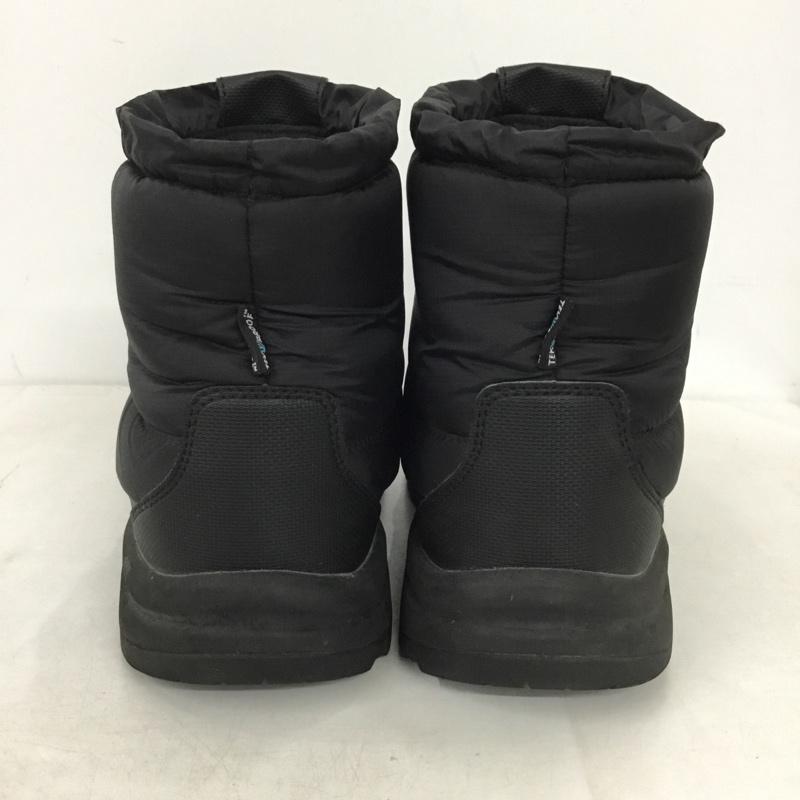 ザノースフェイス THE NORTH FACE ブーツ ショートブーツ NF51874 NUPTSE BOOTIE WP VI SHORT ヌプシ 防寒ブーツ 26cm 26.0cm ロゴ、文字 黒 / ブラック / black メンズ USED 古着 中古 10159066