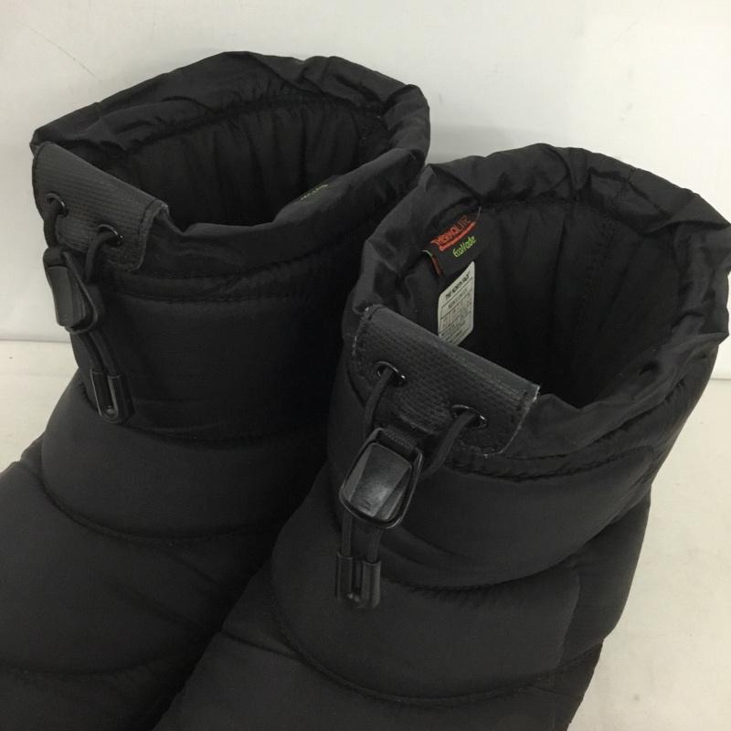 ザノースフェイス THE NORTH FACE ブーツ ショートブーツ NF51874 NUPTSE BOOTIE WP VI SHORT ヌプシ 防寒ブーツ 26cm 26.0cm ロゴ、文字 黒 / ブラック / black メンズ USED 古着 中古 10159066
