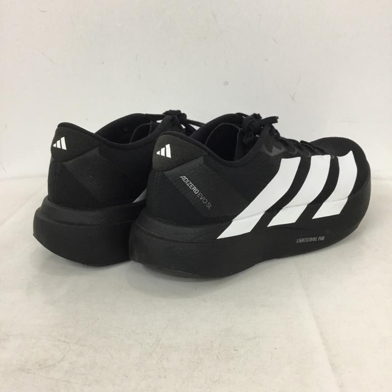アディダス adidas スニーカー スニーカー JR4728 Adizero EVO SL WOVEN 28cm 箱有 28.0cm ロゴ、文字 黒 / ブラック / black X 白 / ホワイト / white メンズ USED 古着 中古 10159070