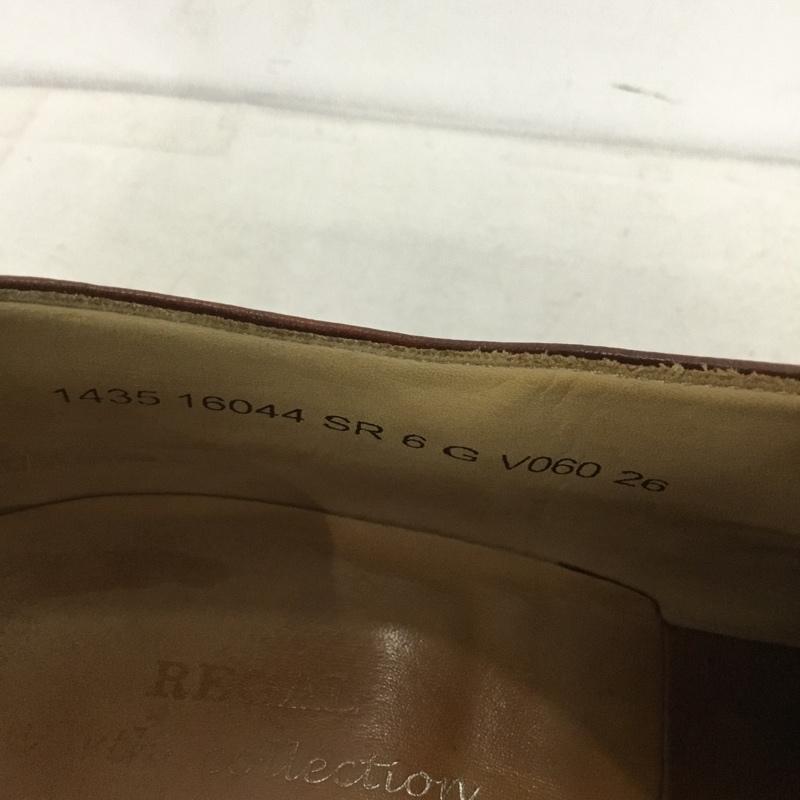 リーガル REGAL 革靴 革靴 1435 ストレートチップ V060 26 26.0cm 無地 茶 / ブラウン / brown メンズ USED 古着 中古 10159073