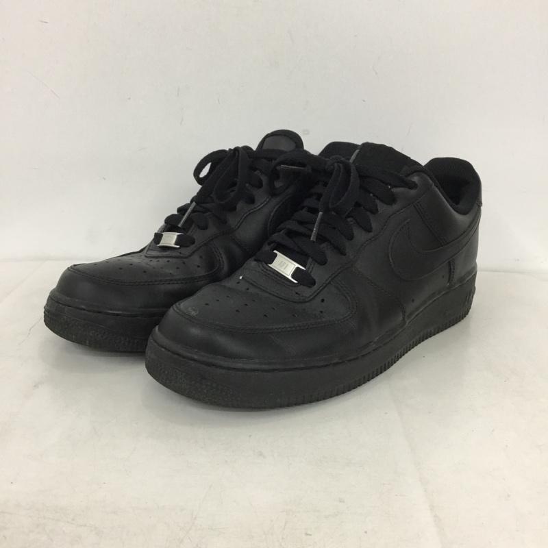 ナイキ NIKE スニーカー スニーカー 315122-001 AIR FORCE 1 07 27cm 27.0cm ロゴ、文字 黒 / ブラック / black メンズ USED 古着 中古 10159074