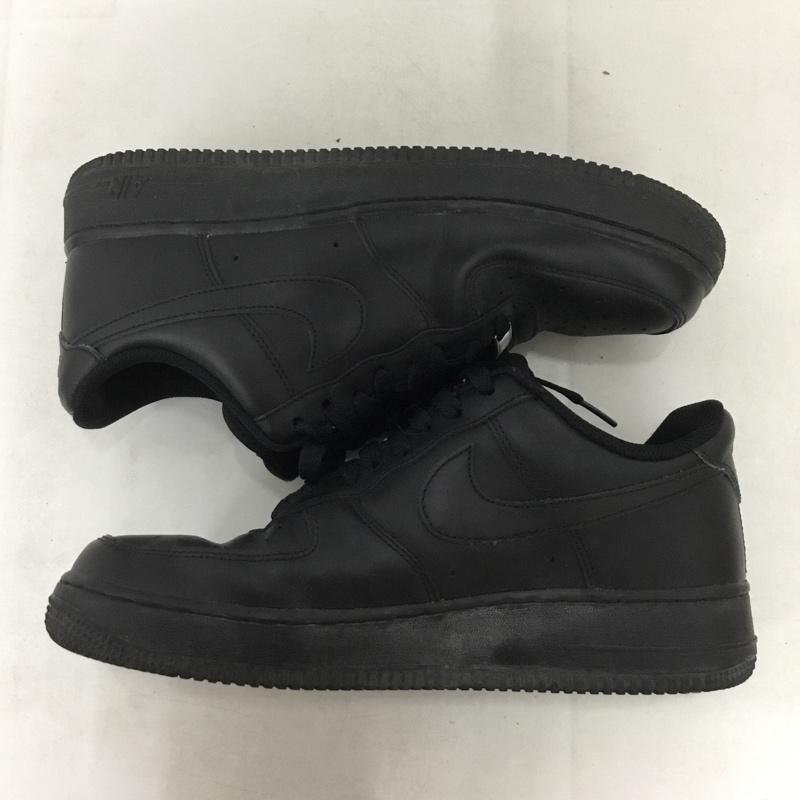 ナイキ NIKE スニーカー スニーカー 315122-001 AIR FORCE 1 07 27cm 27.0cm ロゴ、文字 黒 / ブラック / black メンズ USED 古着 中古 10159074
