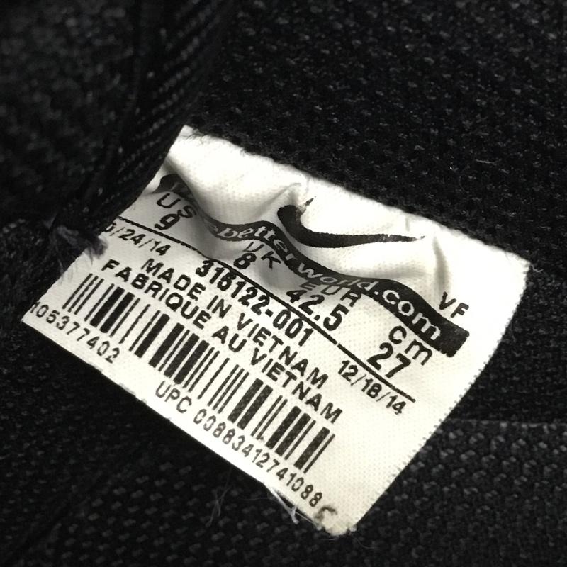 ナイキ NIKE スニーカー スニーカー 315122-001 AIR FORCE 1 07 27cm 27.0cm ロゴ、文字 黒 / ブラック / black メンズ USED 古着 中古 10159074