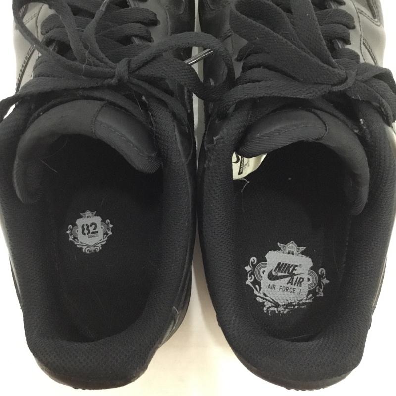 ナイキ NIKE スニーカー スニーカー 315122-001 AIR FORCE 1 07 27cm 27.0cm ロゴ、文字 黒 / ブラック / black メンズ USED 古着 中古 10159074