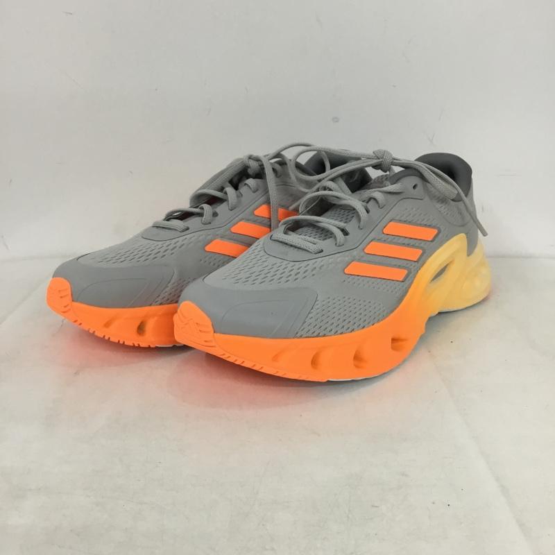 アディダス adidas スニーカー スニーカー KI6911 VENTICE CLIMACOOL U 26cm 26.0cm ロゴ、文字 灰 / グレー / gray X 橙 / オレンジ / orange メンズ USED 古着 中古 10159075