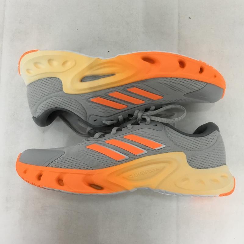 アディダス adidas スニーカー スニーカー KI6911 VENTICE CLIMACOOL U 26cm 26.0cm ロゴ、文字 灰 / グレー / gray X 橙 / オレンジ / orange メンズ USED 古着 中古 10159075