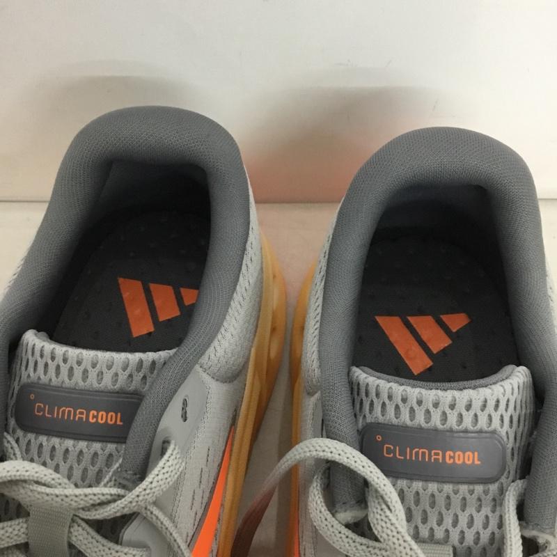 アディダス adidas スニーカー スニーカー KI6911 VENTICE CLIMACOOL U 26cm 26.0cm ロゴ、文字 灰 / グレー / gray X 橙 / オレンジ / orange メンズ USED 古着 中古 10159075