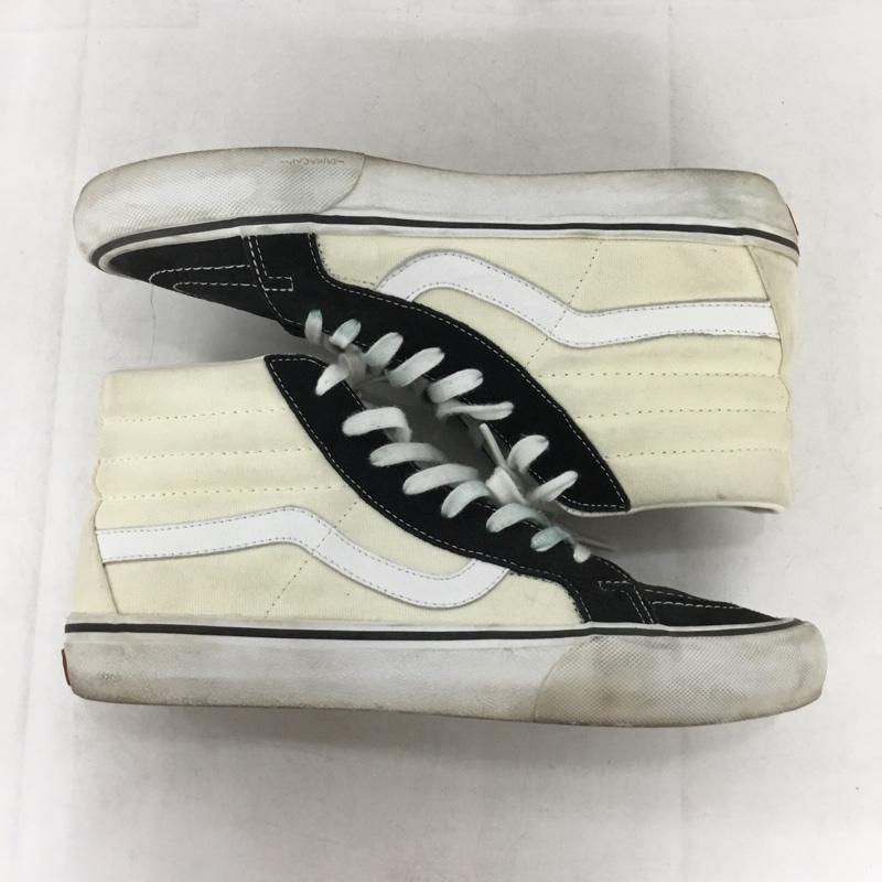バンズ VANS スニーカー スニーカー 721454 SK8-HI 28cm 28.0cm ロゴ、文字 黒 / ブラック / black X アイボリー / アイボリー / メンズ USED 古着 中古 10159079