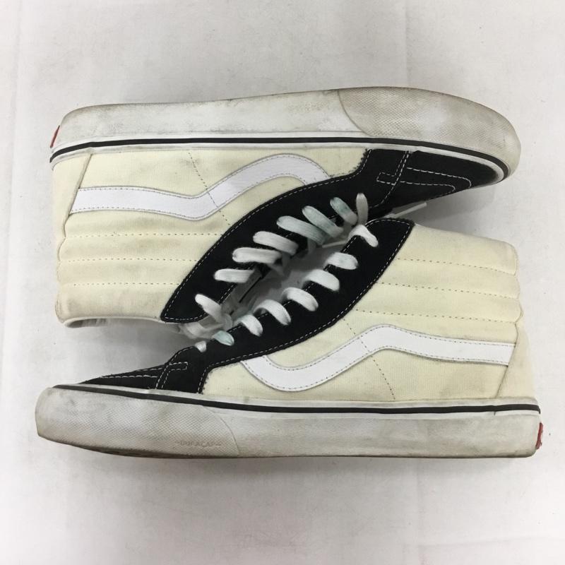 バンズ VANS スニーカー スニーカー 721454 SK8-HI 28cm 28.0cm ロゴ、文字 黒 / ブラック / black X アイボリー / アイボリー / メンズ USED 古着 中古 10159079