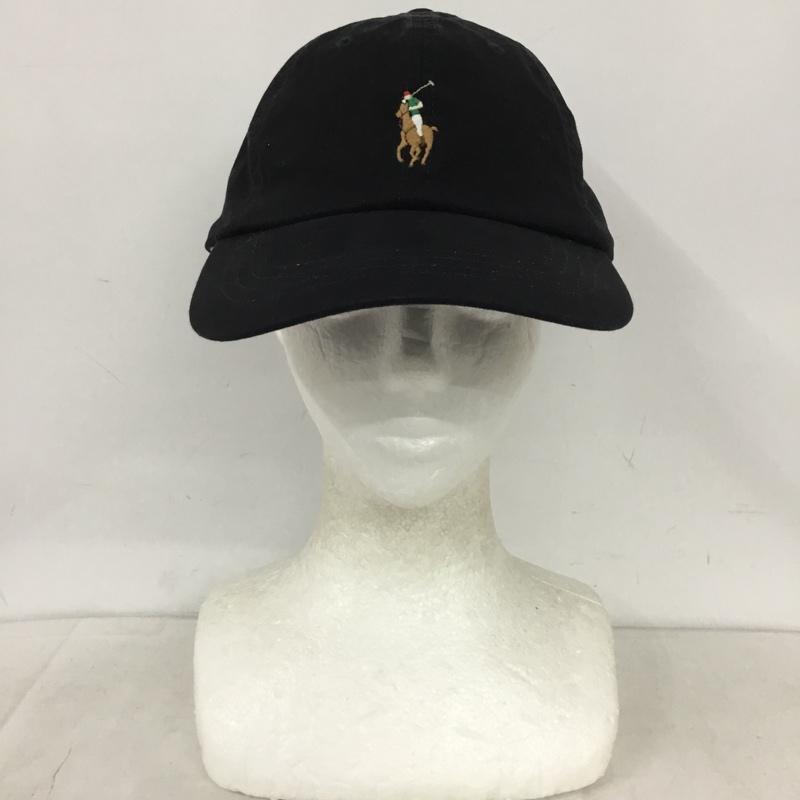 ポロラルフローレン POLO RALPH LAUREN 帽子 キャップ ワンポイント 黒 / ブラック / black メンズ USED 古着 中古 10159081