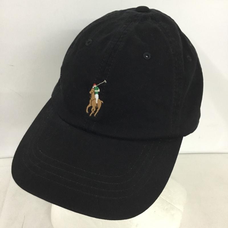 ポロラルフローレン POLO RALPH LAUREN 帽子 キャップ ワンポイント 黒 / ブラック / black メンズ USED 古着 中古 10159081