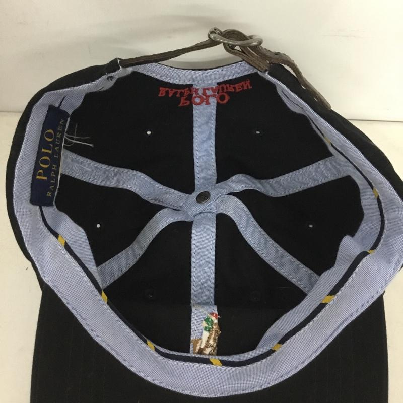 ポロラルフローレン POLO RALPH LAUREN 帽子 キャップ ワンポイント 黒 / ブラック / black メンズ USED 古着 中古 10159081