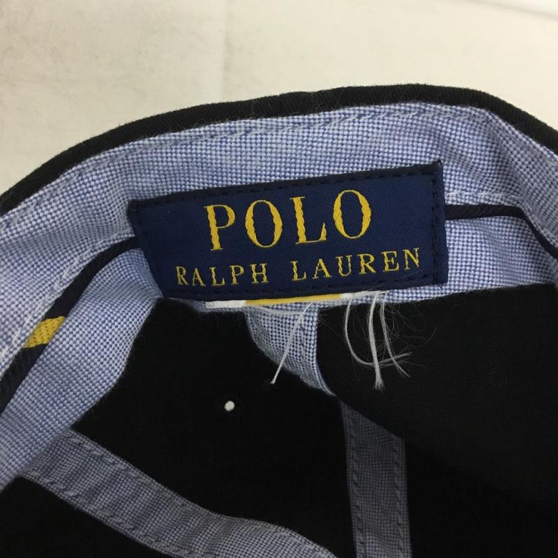 ポロラルフローレン POLO RALPH LAUREN 帽子 キャップ ワンポイント 黒 / ブラック / black メンズ USED 古着 中古 10159081