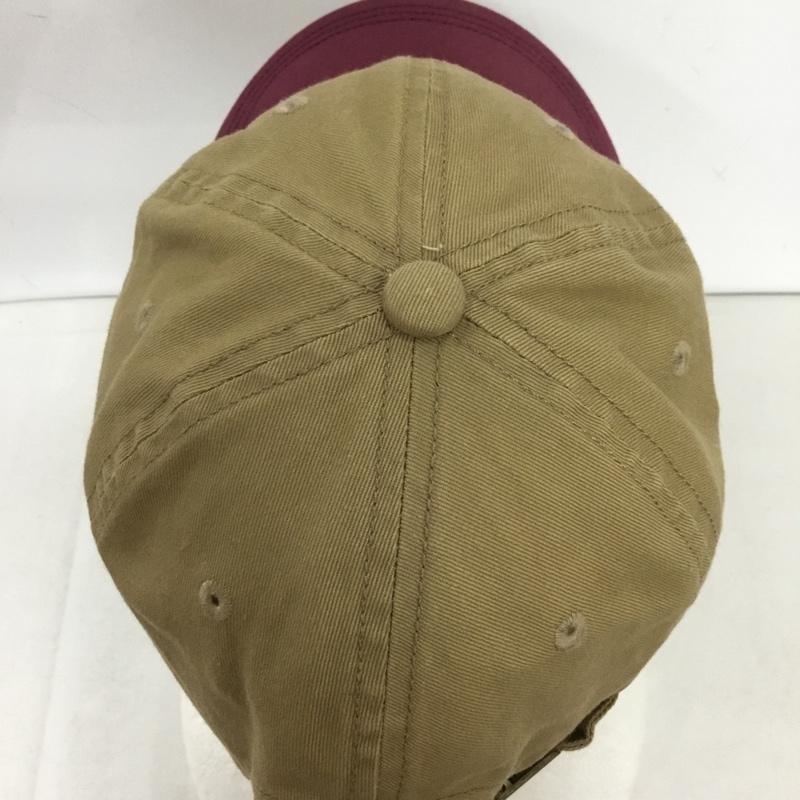 ショット schott 帽子 キャップ SC017 バイカラー ロゴ、文字 ベージュ / ベージュ / beige X 紫 / パープル / purple メンズ USED 古着 中古 10159084