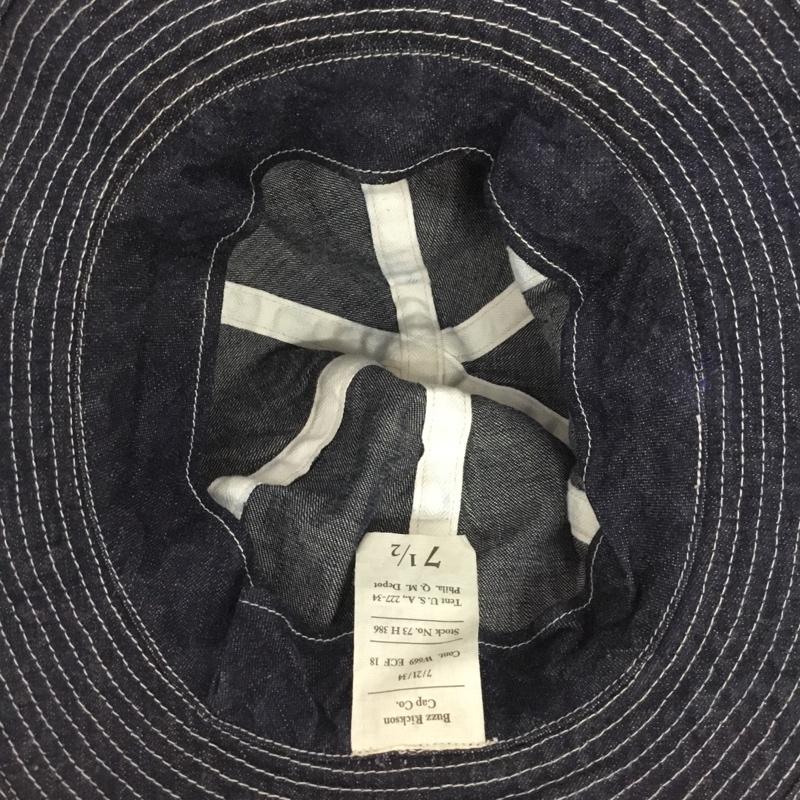 バズリクソンズ Buzz Rickson s 帽子 ハット 73H386 ARMY HAT デニム 無地 インディゴ / インディゴ / Indigo メンズ USED 古着 中古 10159086