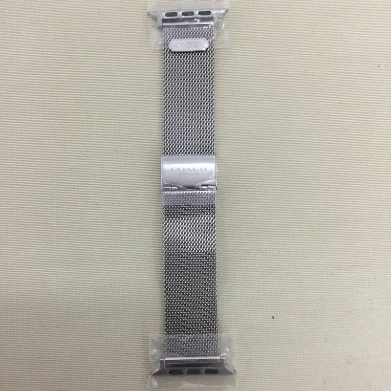 コーチ COACH ファッション小物 ファッション小物 14700063 Apple Watch用 メッシュ交換用バンド ロゴ、文字 銀 / シルバー / silver color レディース USED 古着 中古 10159097