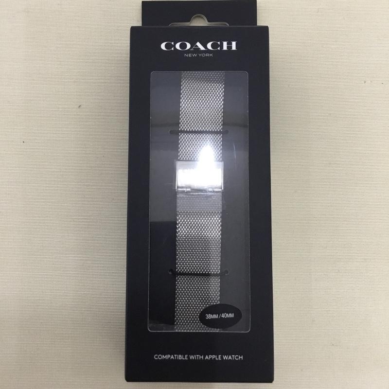コーチ COACH ファッション小物 ファッション小物 14700071 Apple Watch用 メッシュ交換用バンド ロゴ、文字 銀 / シルバー / silver color レディース USED 古着 中古 10159099