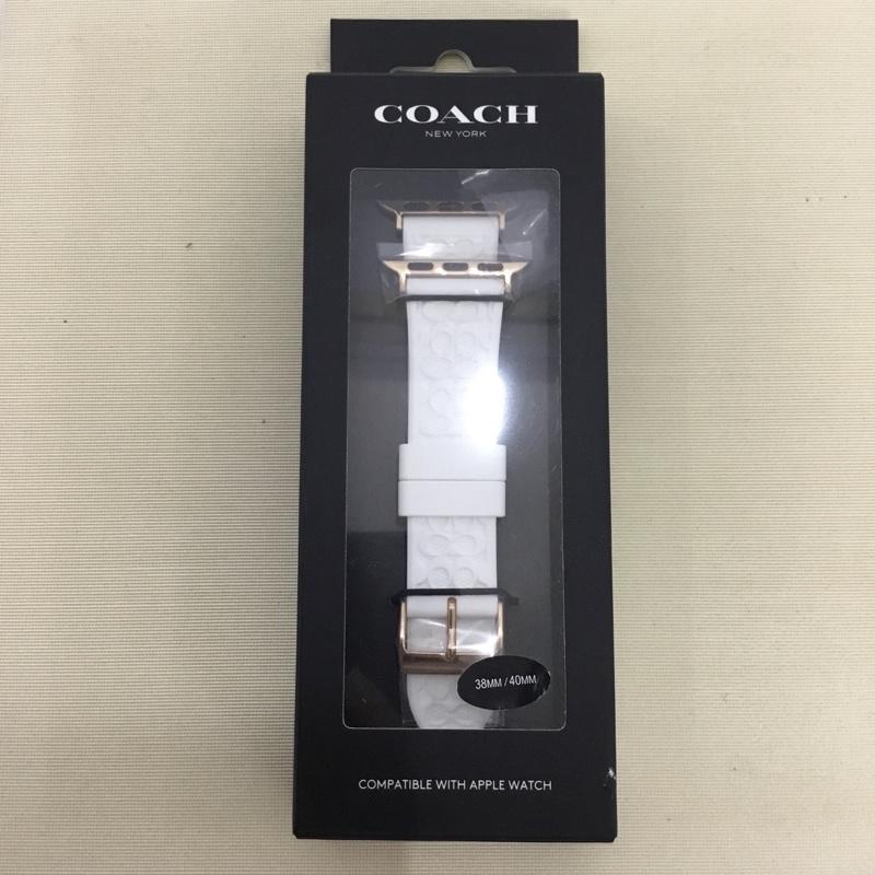 コーチ COACH ファッション小物 ファッション小物 14700041 Apple Watch専用 交換用シリコンラバーベルト 総柄 白 / ホワイト / white レディース USED 古着 中古 10159100