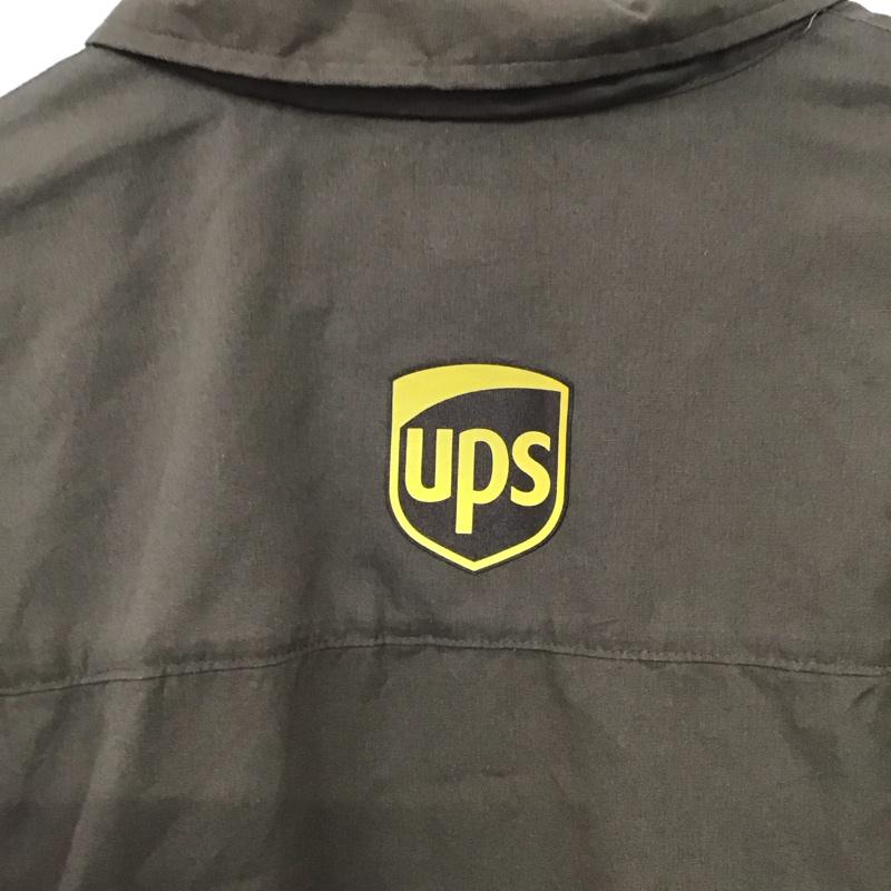 ウェアガード Wear Guard シャツ、ブラウス 長袖 長袖シャツ カジュアルシャツ XXL ロゴ、文字 茶 / ブラウン / brown メンズ USED 古着 中古 10159101