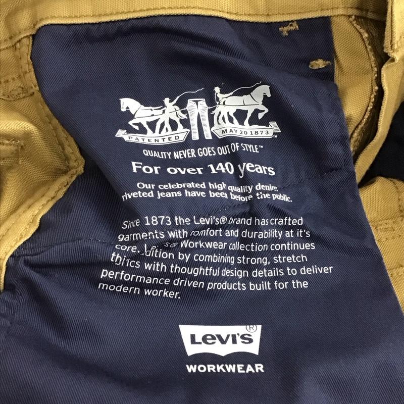 リーバイストラウスアンドコー Levi Strauss & co. パンツ ワークパンツ、ペインターパンツ カジュアルパンツ スリムパンツ ストレッチパンツ 31インチ 無地 ベージュ / ベージュ / beige メンズ USED 古着 中古 10159102