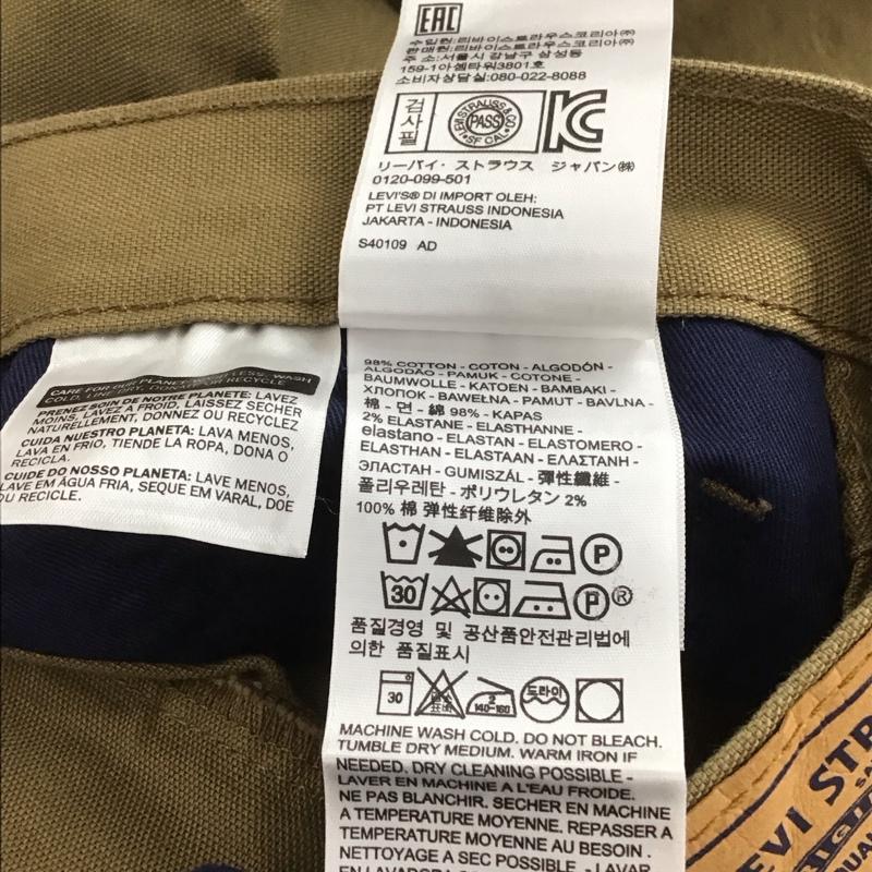 リーバイストラウスアンドコー Levi Strauss & co. パンツ ワークパンツ、ペインターパンツ カジュアルパンツ スリムパンツ ストレッチパンツ 31インチ 無地 ベージュ / ベージュ / beige メンズ USED 古着 中古 10159102