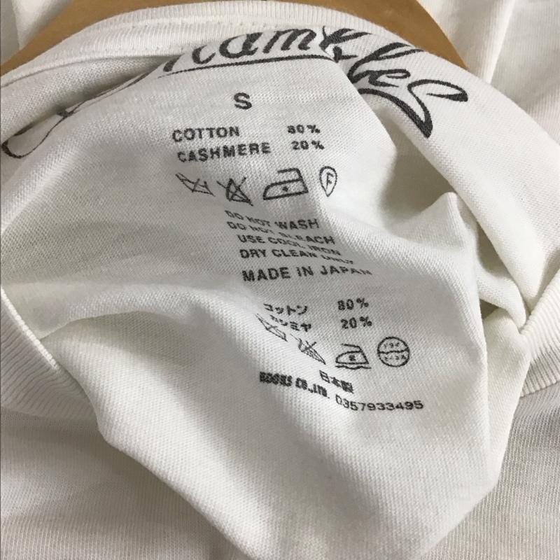 シャンブルズ Shambles Tシャツ 半袖 半袖カットソー プリントTシャツ クルーネックカットソー ナンバーナイン S プリント 白 / ホワイト / white メンズ USED 古着 中古 10159106