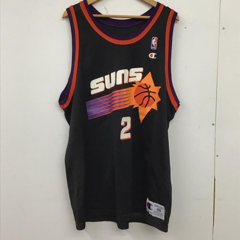 チャンピオン Champion タンクトップ タンクトップ タンクトップ ノースリーブカットソー クルーネック 48 プリント 黒 / ブラック / black メンズ USED 古着 中古 10159108