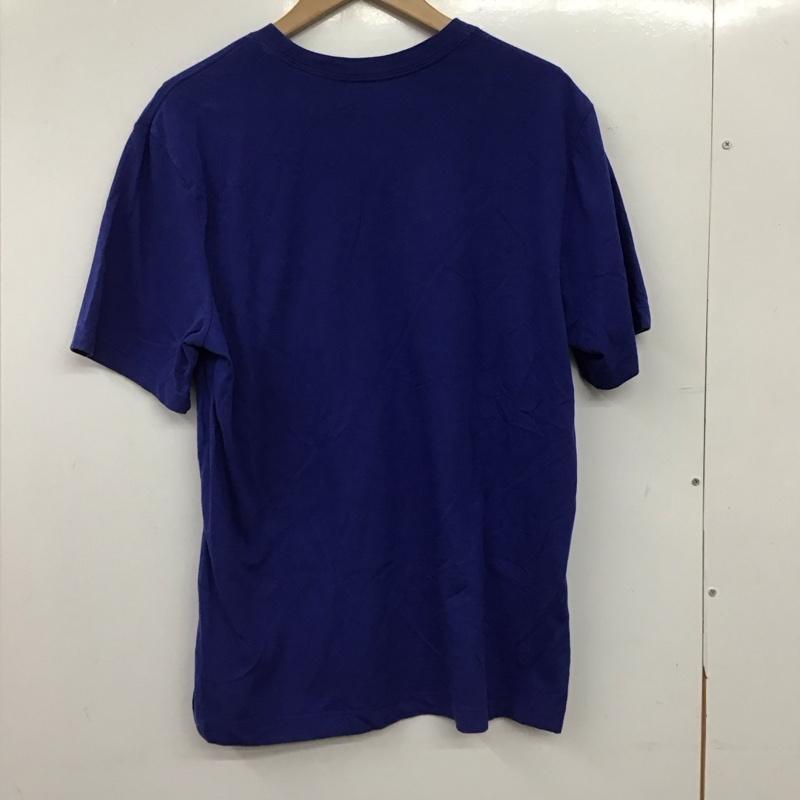 ナイキ NIKE Tシャツ 半袖 半袖カットソー プリントTシャツ クルーネックカットソー XL ロゴ、文字 青 / ブルー / blue メンズ USED 古着 中古 10159112