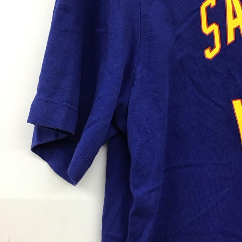 ナイキ NIKE Tシャツ 半袖 半袖カットソー プリントTシャツ クルーネックカットソー XL ロゴ、文字 青 / ブルー / blue メンズ USED 古着 中古 10159112