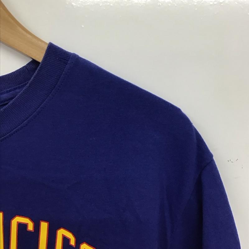 ナイキ NIKE Tシャツ 半袖 半袖カットソー プリントTシャツ クルーネックカットソー XL ロゴ、文字 青 / ブルー / blue メンズ USED 古着 中古 10159112
