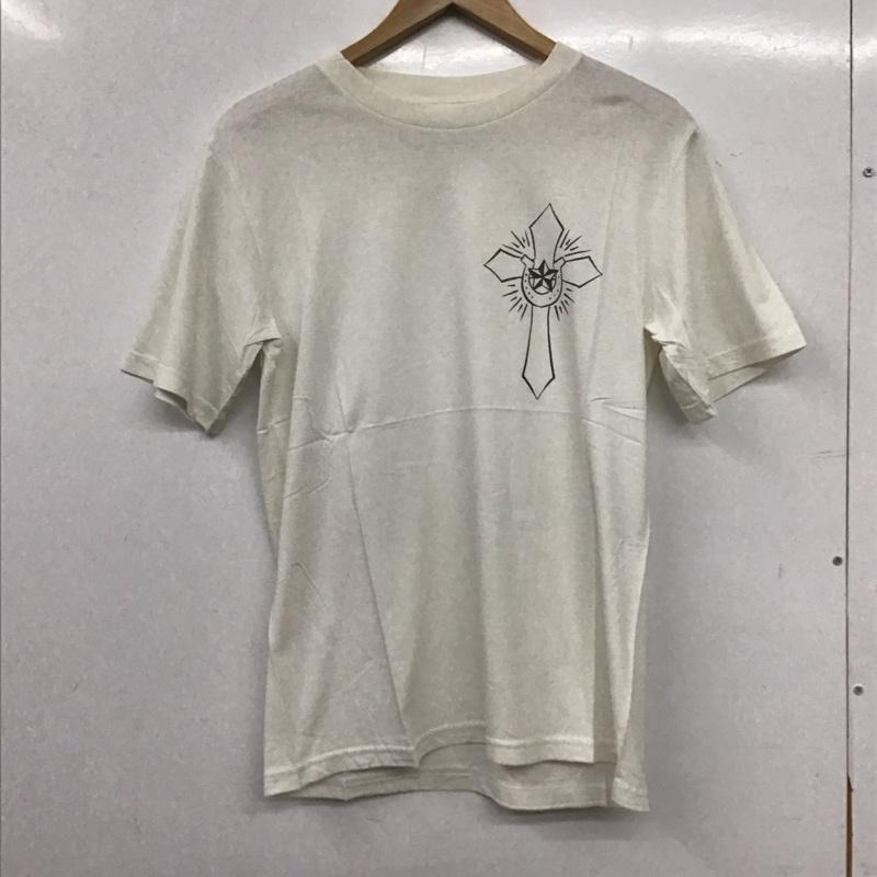 シャンブルズ Shambles Tシャツ 半袖 半袖カットソー プリントTシャツ クルーネックカットソー S プリント 白 / ホワイト / white メンズ USED 古着 中古 10159113