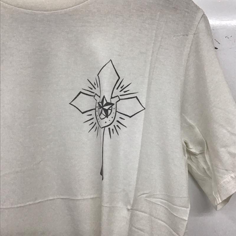 シャンブルズ Shambles Tシャツ 半袖 半袖カットソー プリントTシャツ クルーネックカットソー S プリント 白 / ホワイト / white メンズ USED 古着 中古 10159113