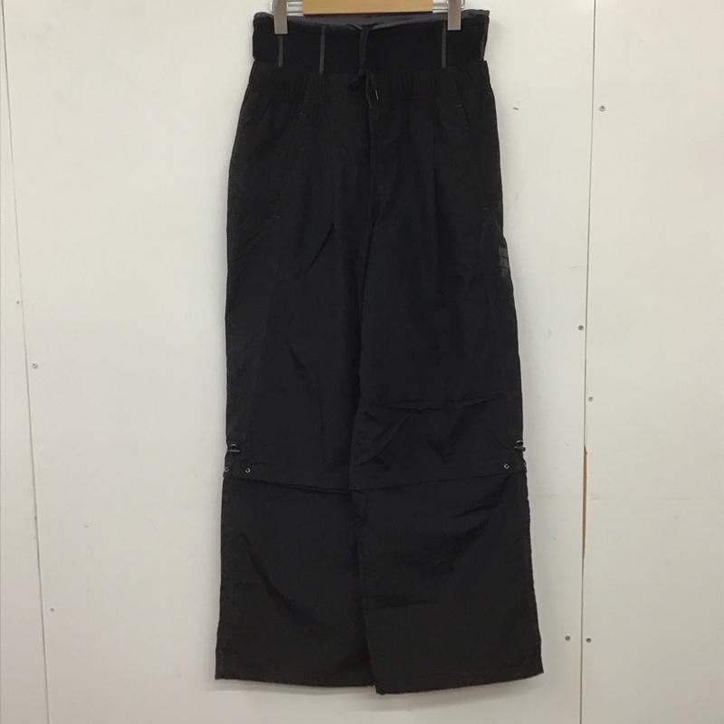 アディダス adidas パンツ ワークパンツ、ペインターパンツ ナイロンパンツ ワイドパンツ スポーツウェア L ロゴ、文字 黒 / ブラック / black メンズ USED 古着 中古 10159115