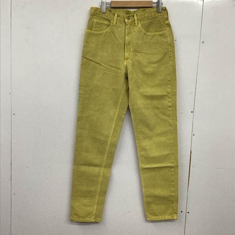 シーイー C.E パンツ デニム、ジーンズ デニムパンツ ワイドパンツ カジュアルパンツ S 無地 黄 / イエロー / yellow メンズ USED 古着 中古 10159116